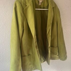 Studio Works Light Green Women's Blazer